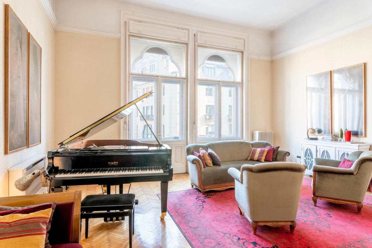 Ferienwohnung Stunning Spacious Art Nouveau Apart , Grand Piano Budapest Exterior foto